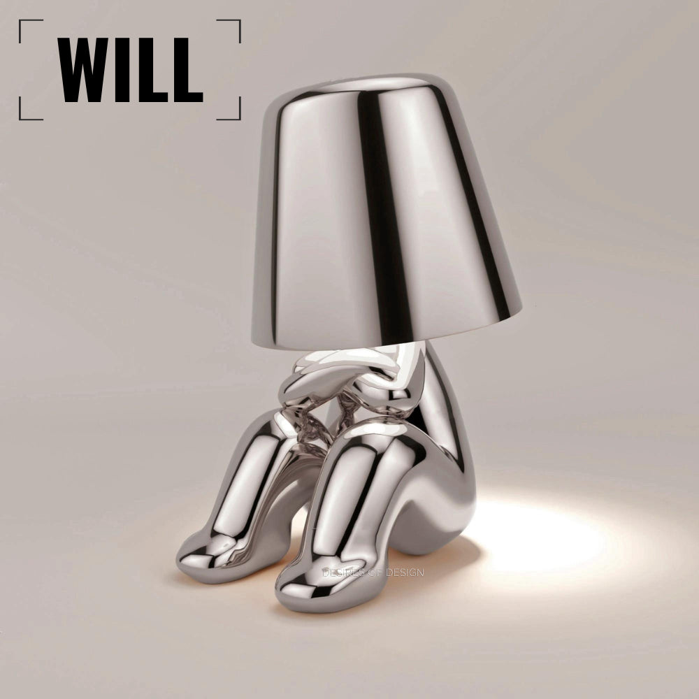 Thinker Friends™ Lamp | Silver Collection